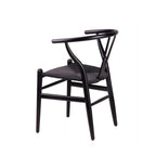 Cadeira Ada Preto / Assento preto