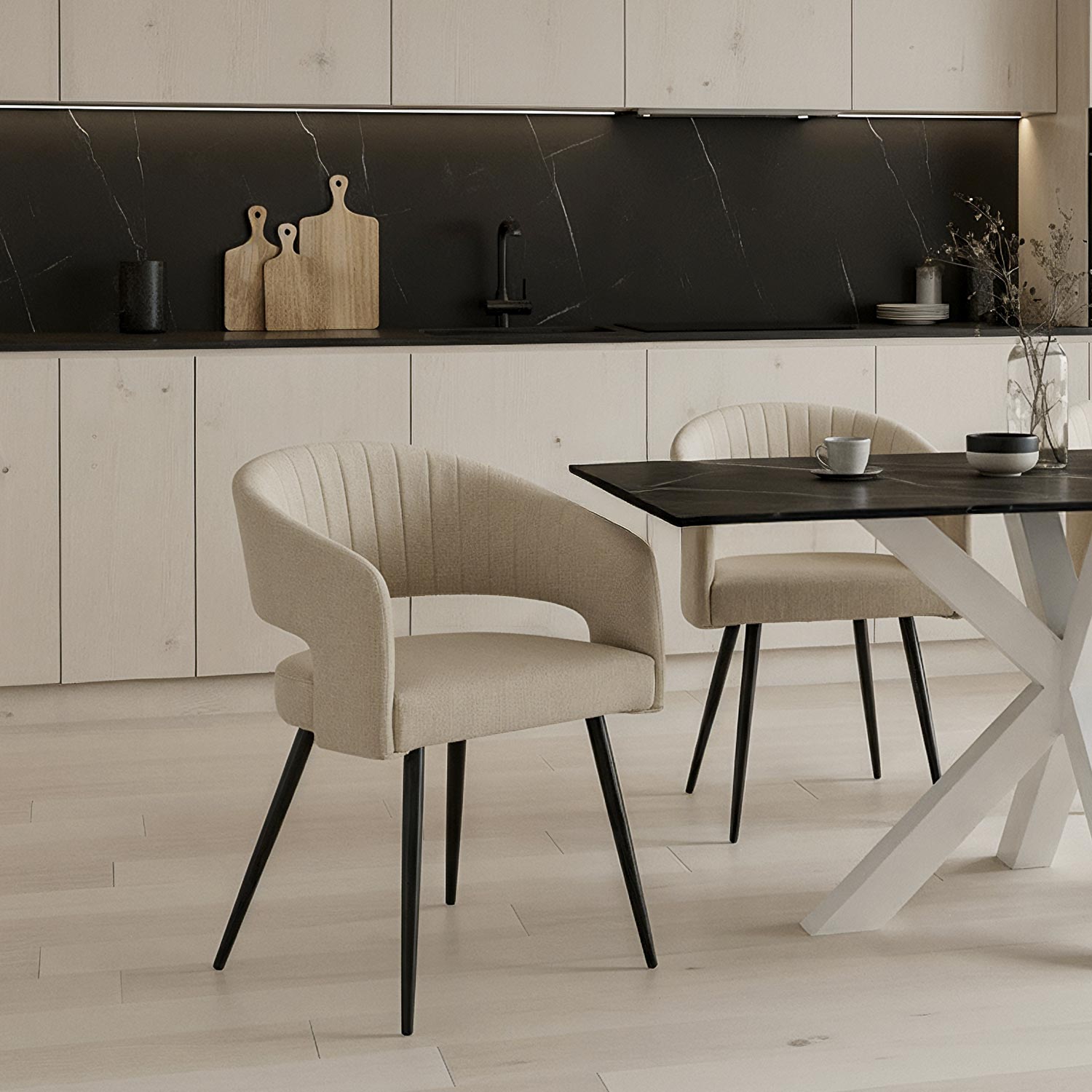 Cadeira Kora beige