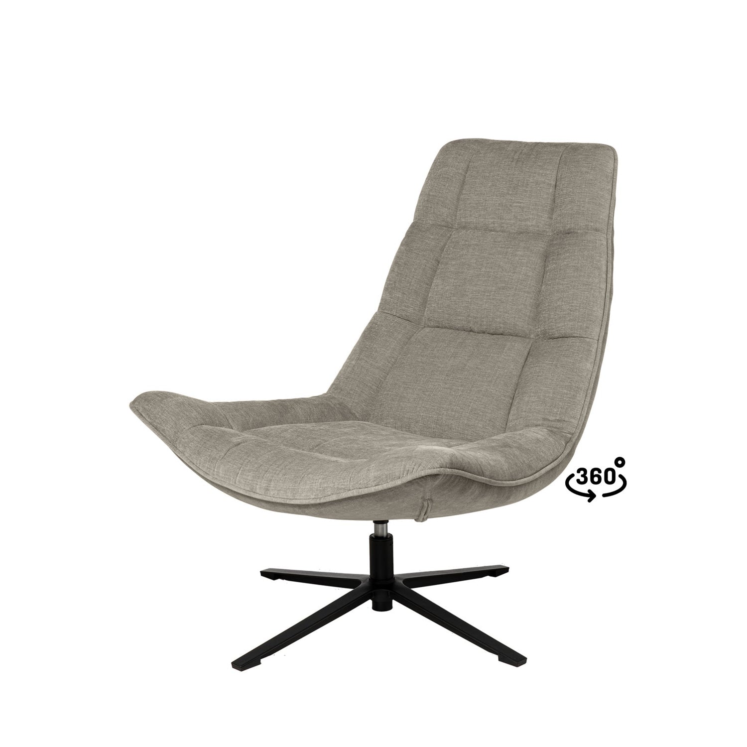 Poltrona Parma cinza claro