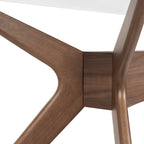 Mesa Della vidro/nogueira