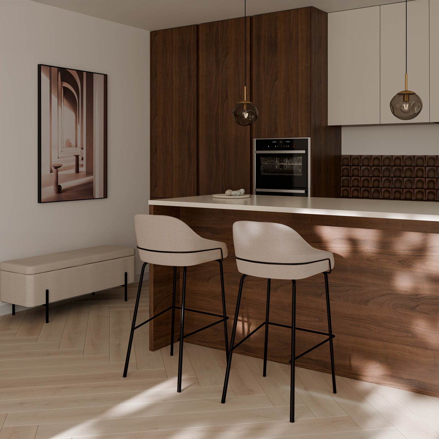 Banco Louis beige