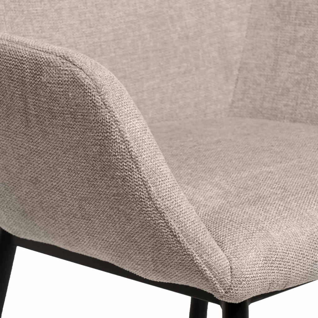 Cadeira Isabella beige / Preto