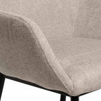 Cadeira Isabella beige / Preto