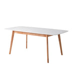 Mesa Enma 120cm Branco / Carvalho
