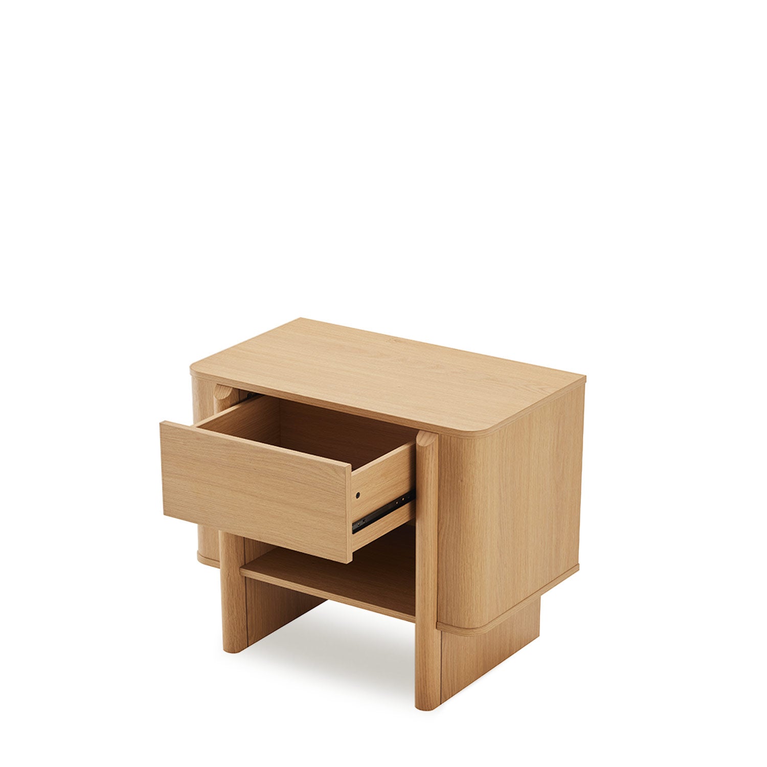 Mesa de cabeceira Sidney 1 gaveta + abertura 60cm