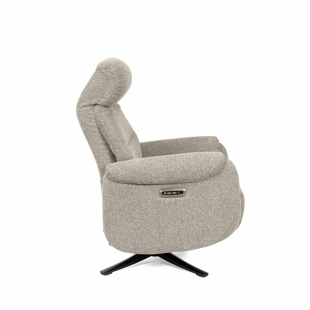 Poltrona Tamiko  relax 2 motores taupe