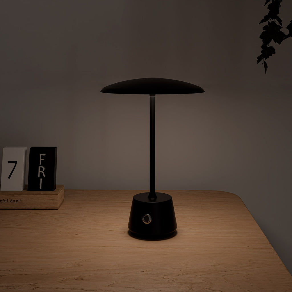 Candeeiro de mesa AYORA preto