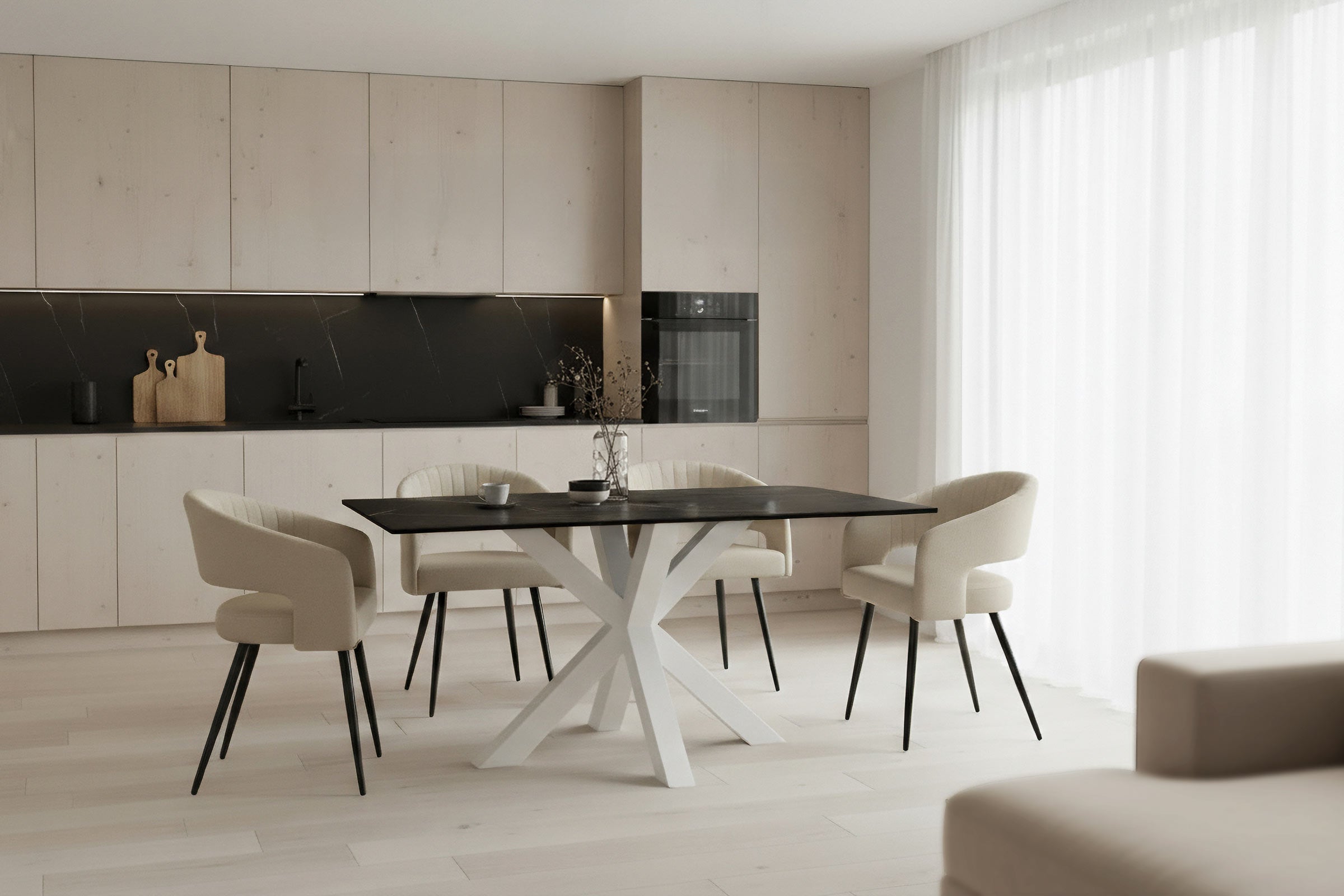 Cadeira Kora beige