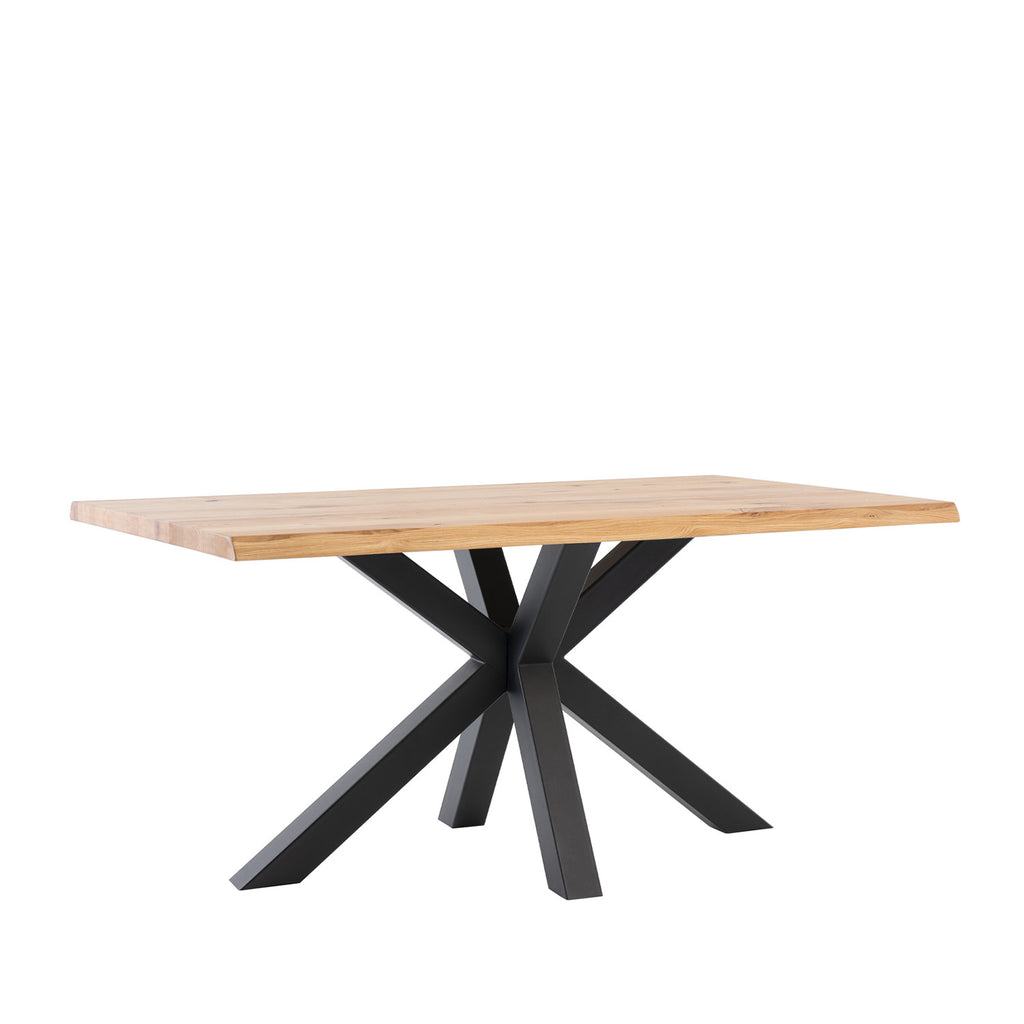 Mesa Grace 160cm natural/preto