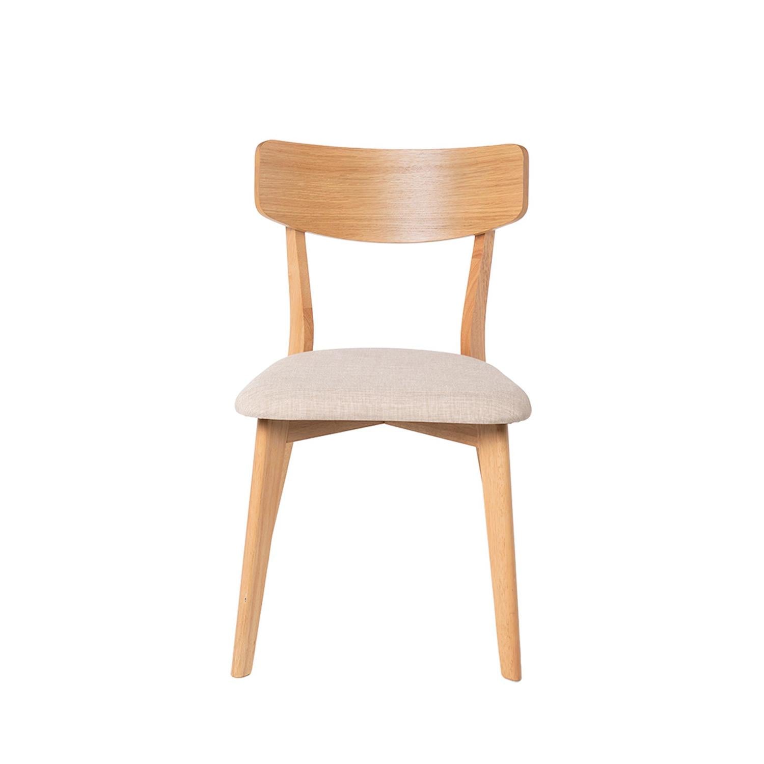 Cadeira Keira Carvalho / beige