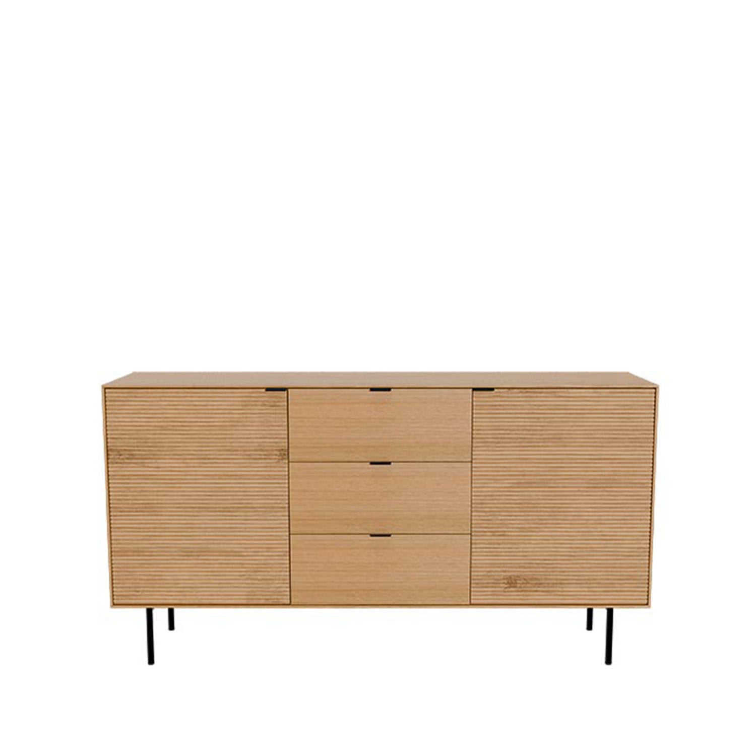 Aparador Tulsa 160cm carvalho / metal