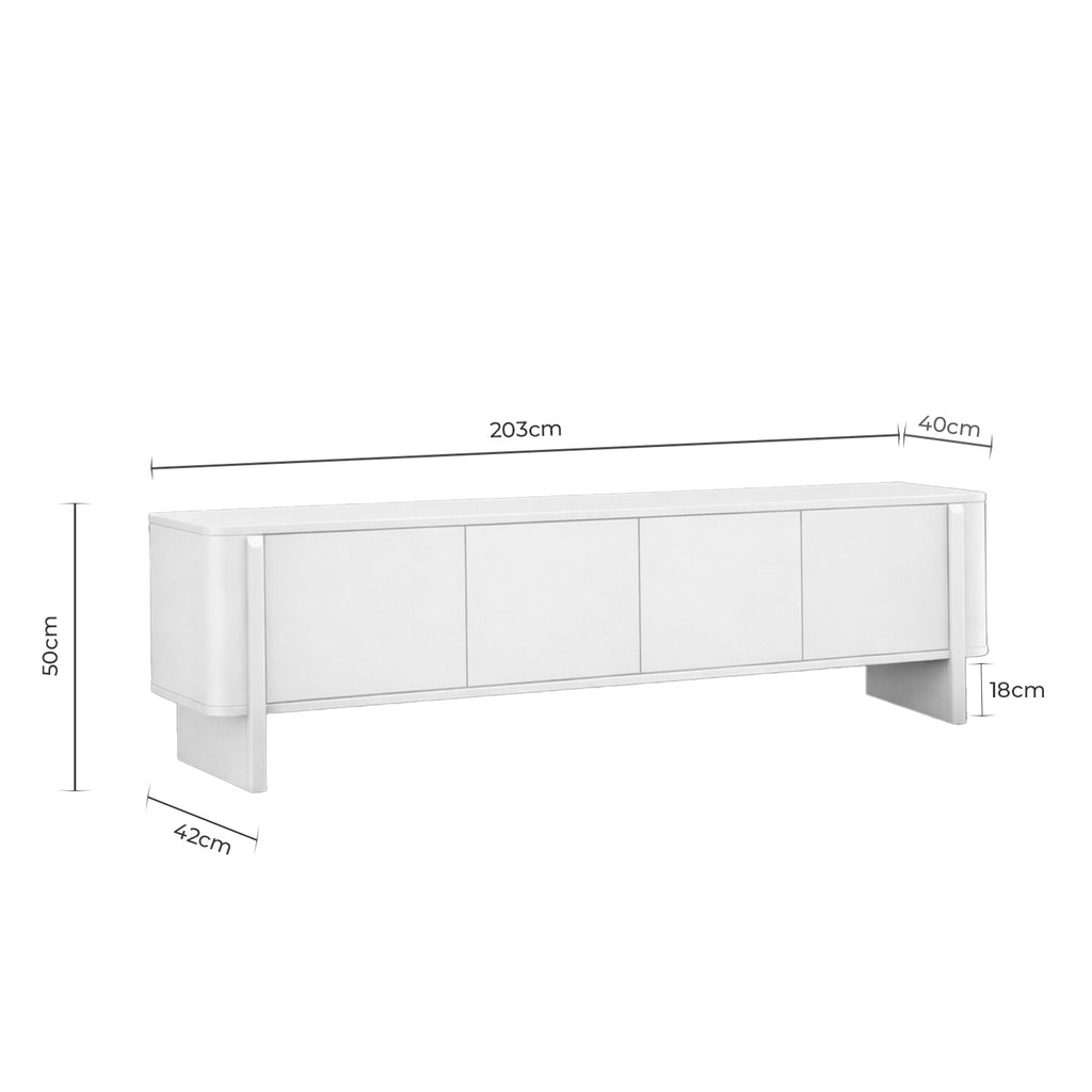 Móvel Tv Sidney 200cm -  DISPONIVEL NO SHOWROOM