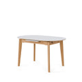 Mesa Velma 140cm branco/ Carvalho