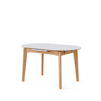 Mesa Velma 140cm branco/ Carvalho