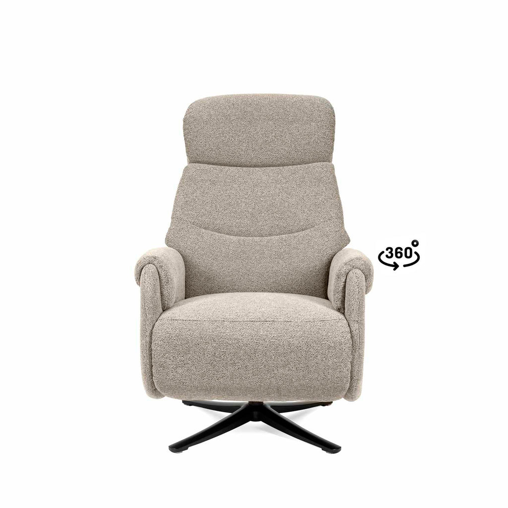 Poltrona Tamiko  relax 2 motores taupe
