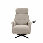 Poltrona Tamiko  relax 2 motores taupe