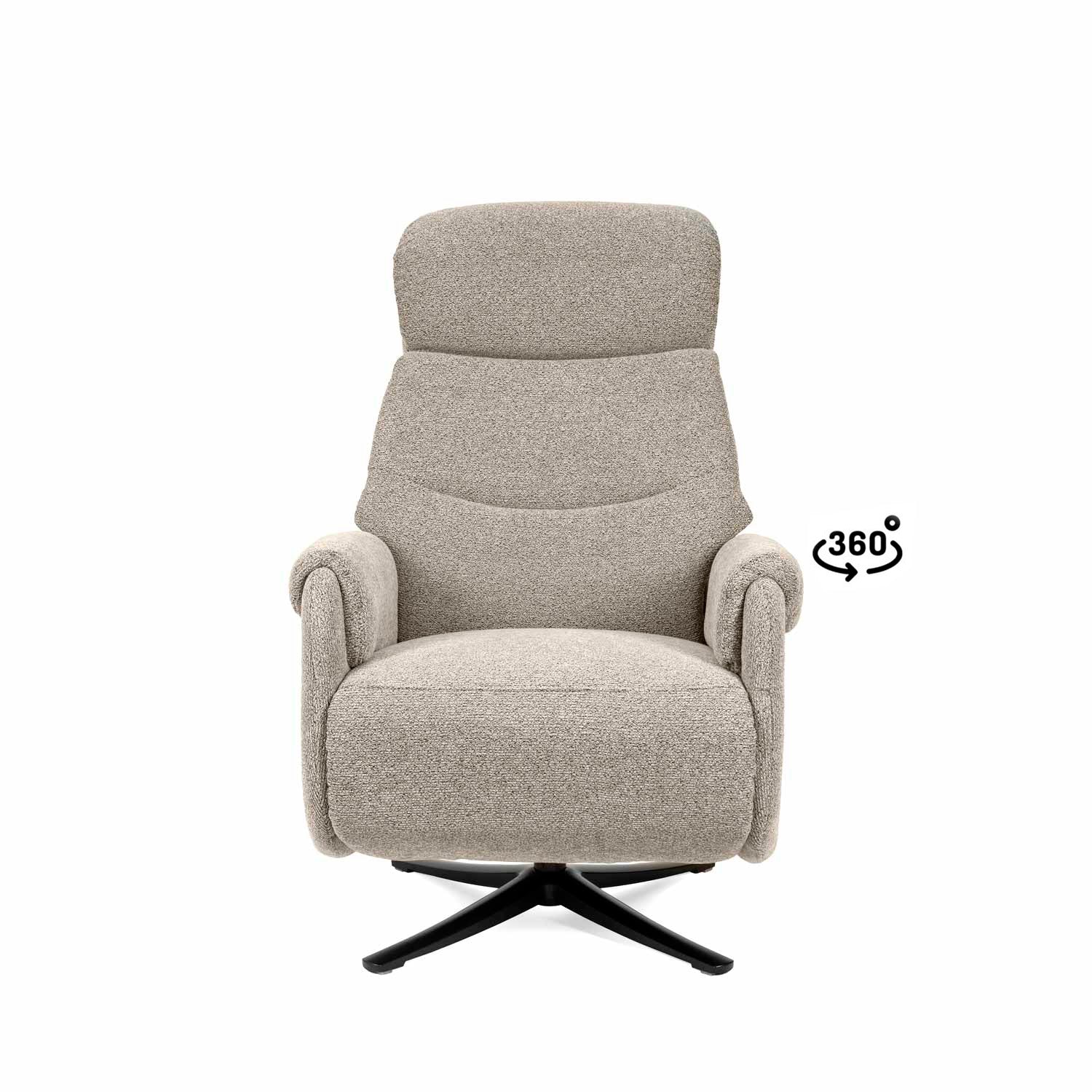 Poltrona Tamiko  relax 2 motores taupe
