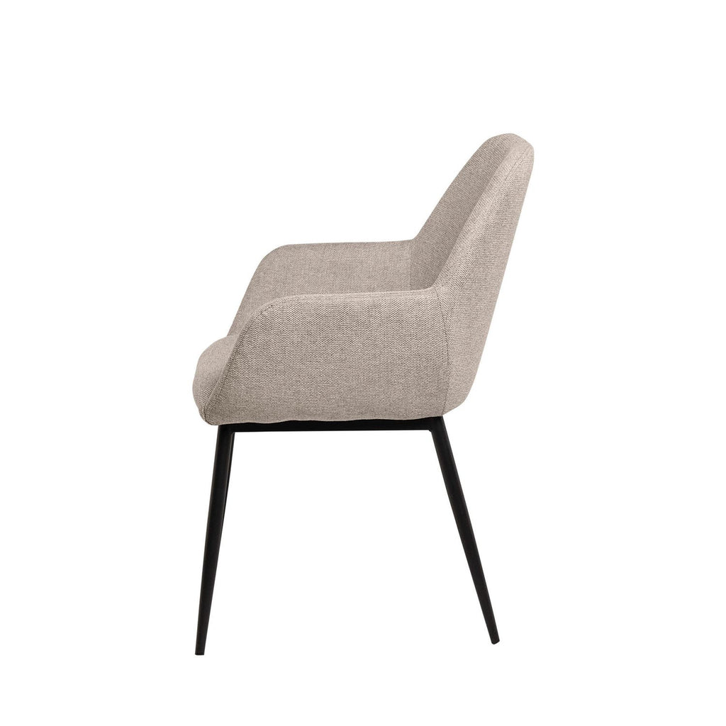 Cadeira Isabella beige / Preto
