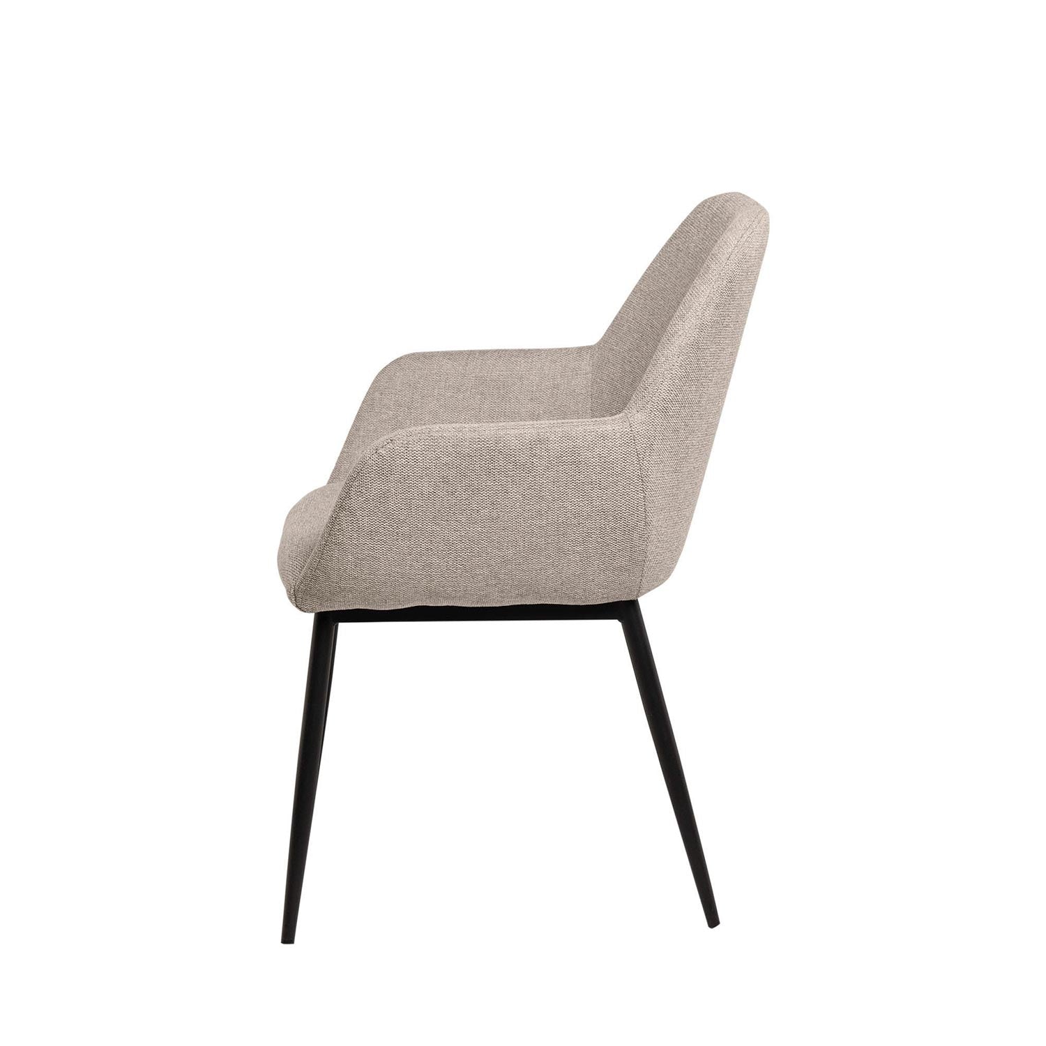 Cadeira Isabella beige / Preto
