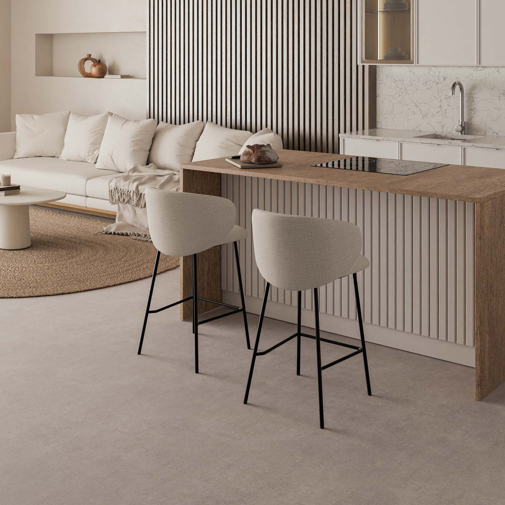 Banco baixo ray beige