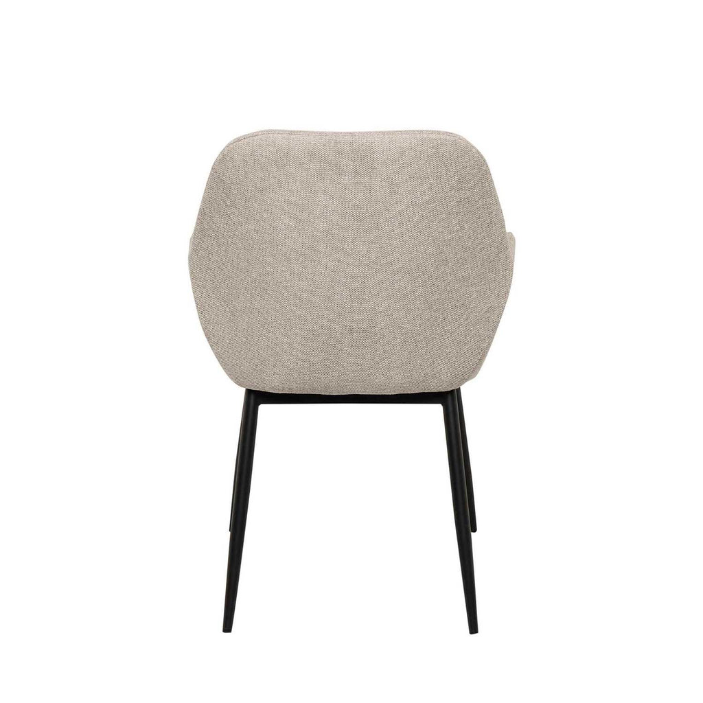 Cadeira Isabella beige / Preto