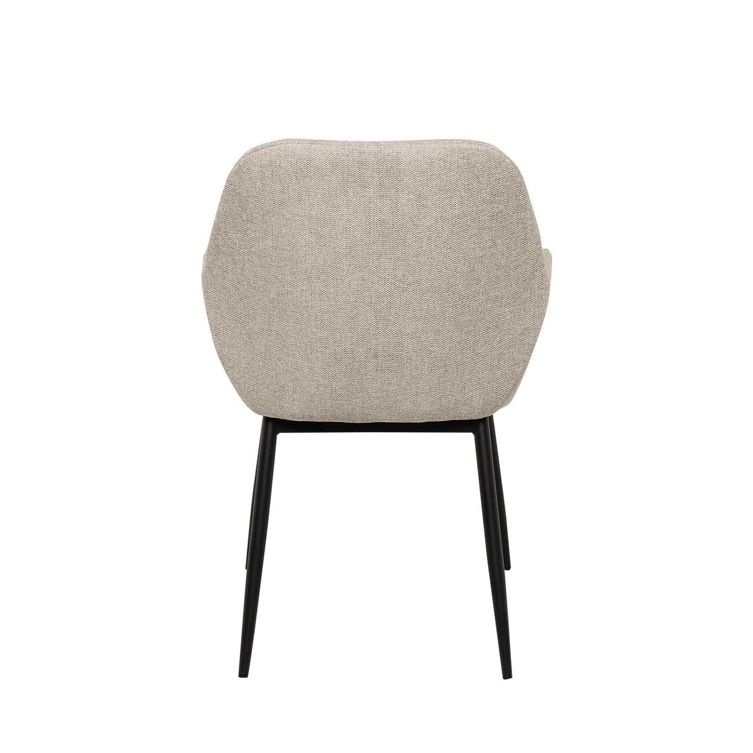 Cadeira Isabella beige / Preto