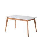 Mesa Enma 120cm Branco / Carvalho