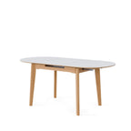 Mesa Velma 140cm branco/ Carvalho