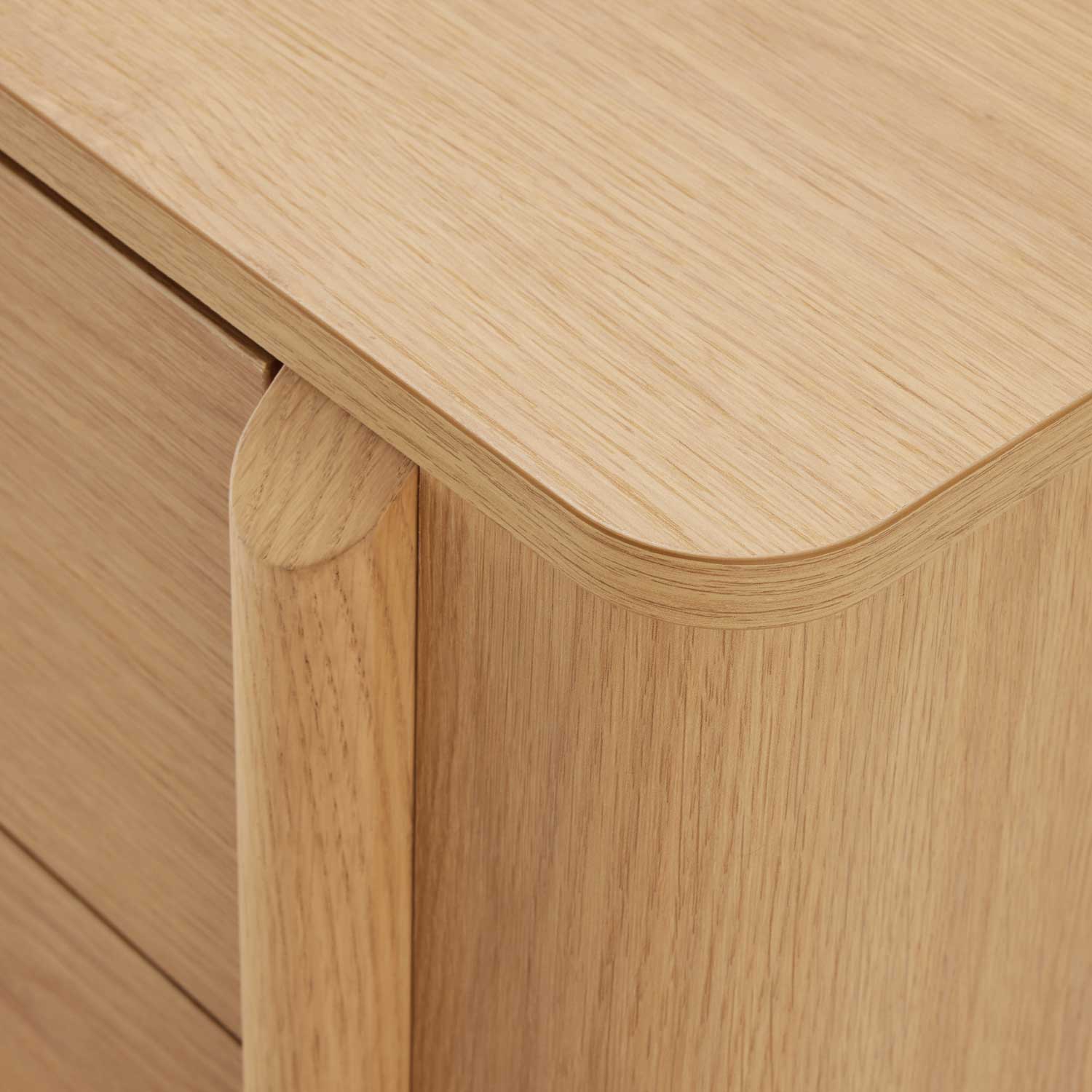 Mesa de cabeceira Sidney 2 gavetas 60cm