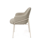 Cadeira Abigail taupe / bege