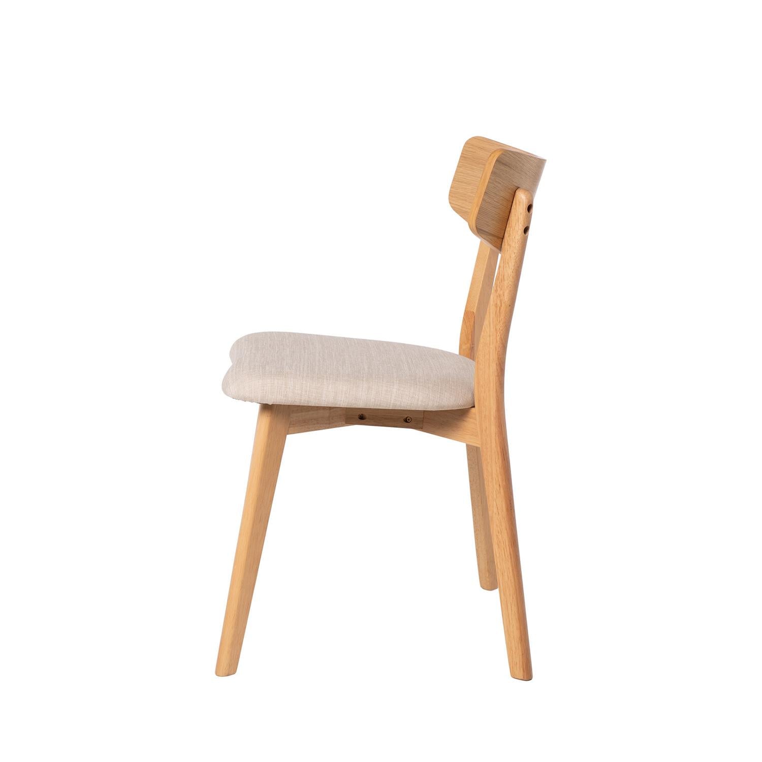 Cadeira Keira Carvalho / beige