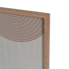 Quadro Half-Oval 60x80cm Carvalho