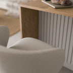 Banco baixo ray beige