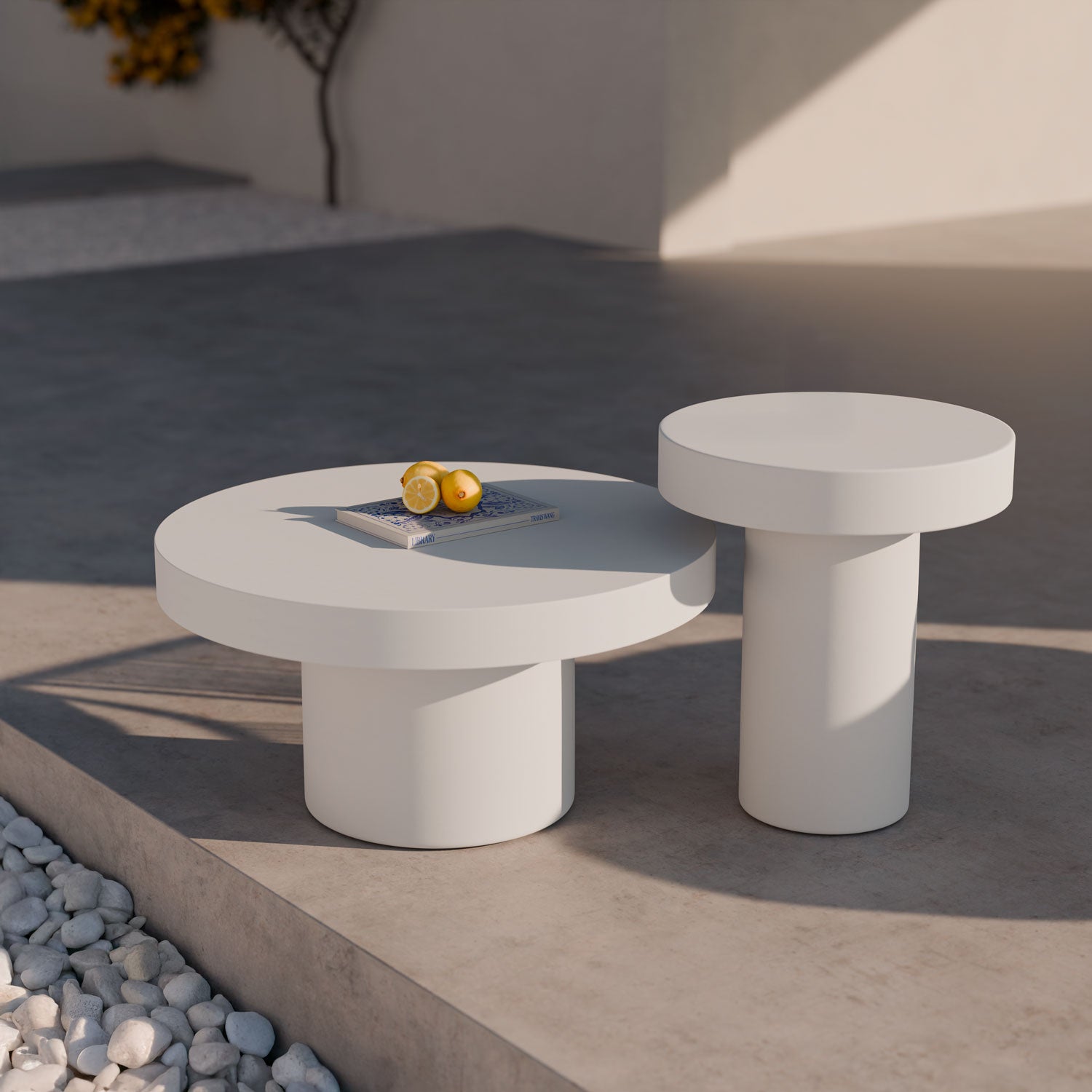 Mesa de centro Donato branco