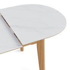 Mesa Velma 140cm branco/ Carvalho