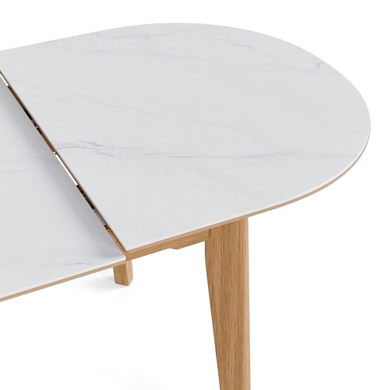 Mesa Velma 140cm branco/ Carvalho