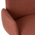 Cadeira de Escritorio British terracota