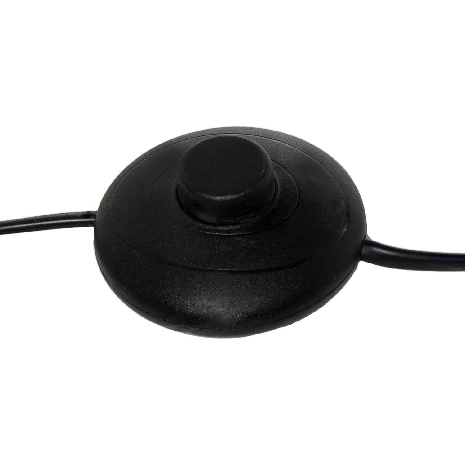 Candeeiro de chão LACHAR preto
