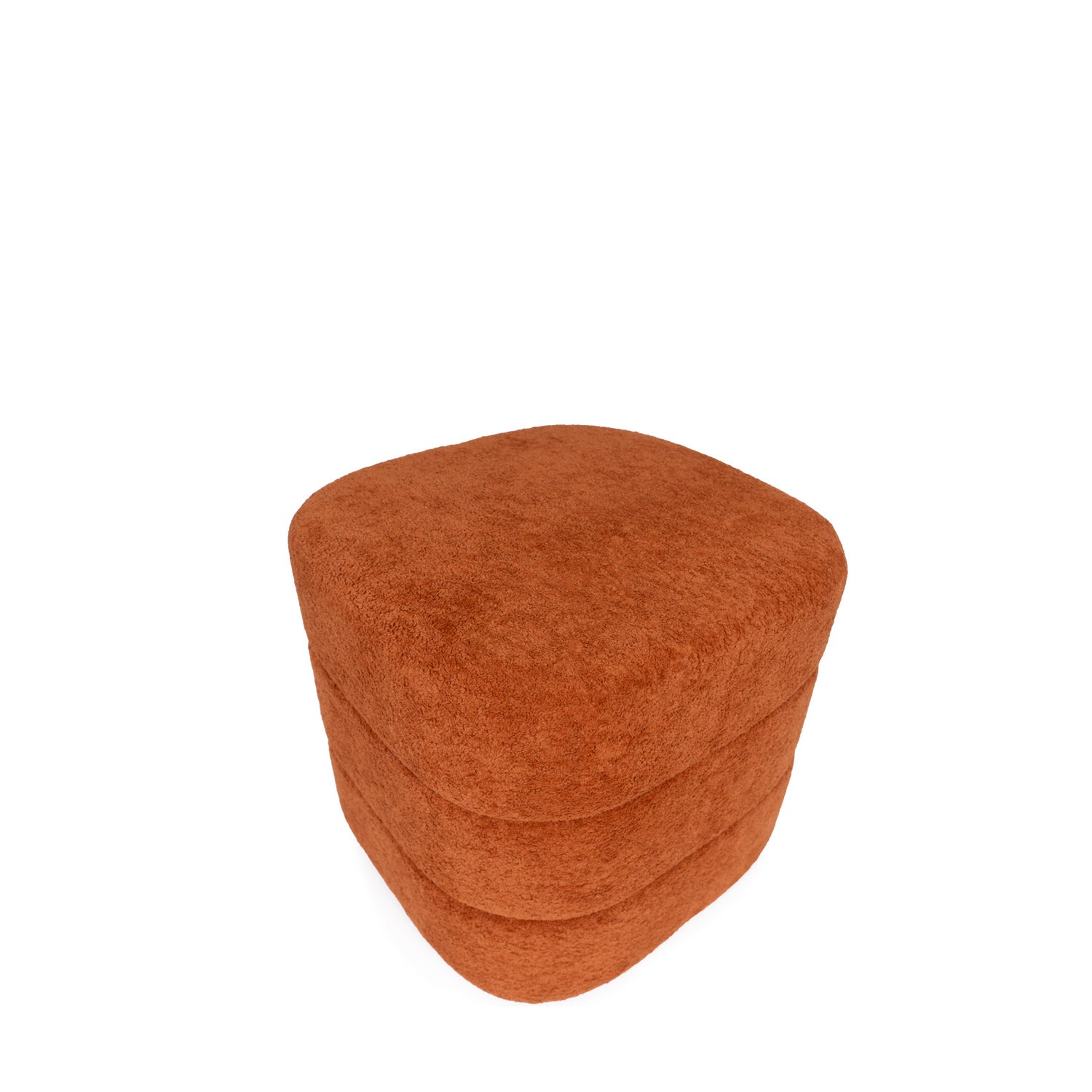 Pufe Gaston terracota