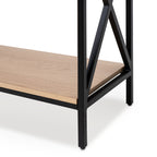 Consola Riga carvalho/preto