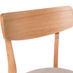 Cadeira Keira Carvalho / beige