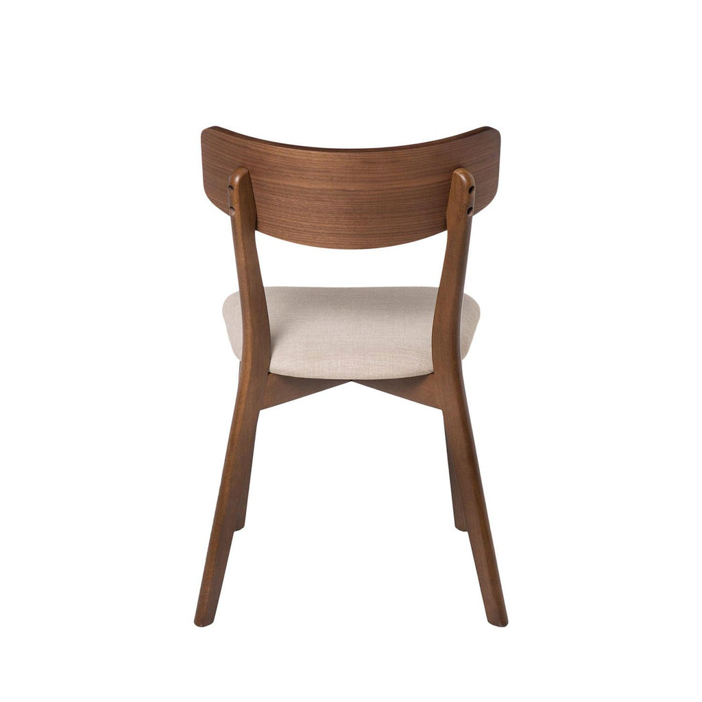 Cadeira Keira Nogueira / Beige