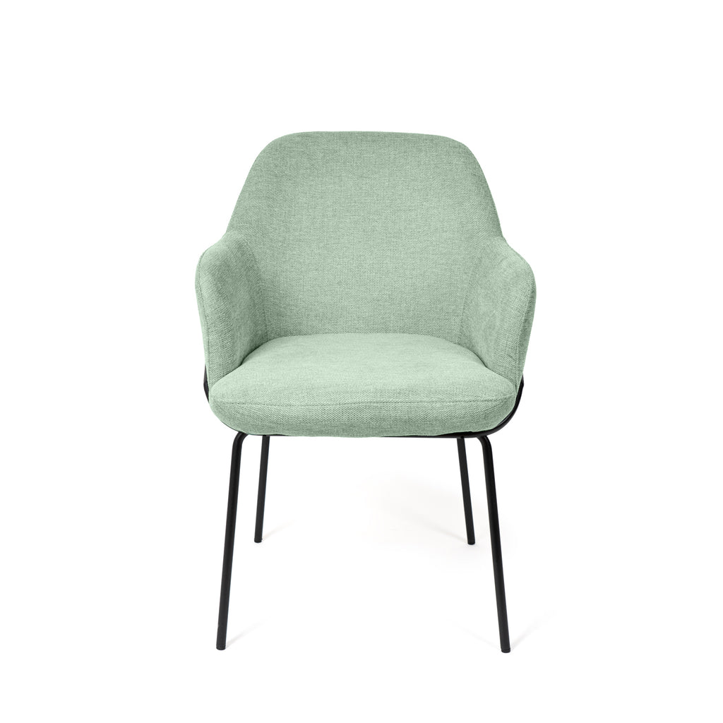Cadeira Abigail menta / Preto