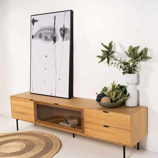 Quadro Clouded 80x120cm preto