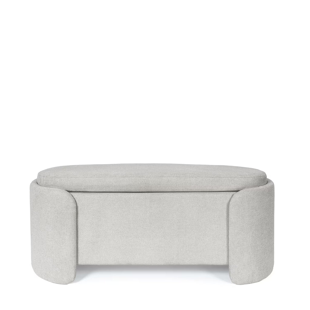Banqueta Bernice cinza