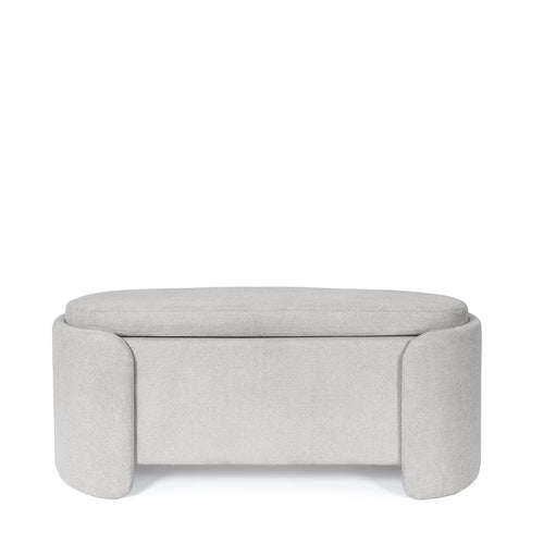 Banqueta Bernice cinza