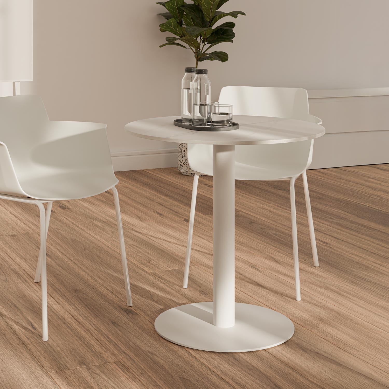 Mesa Lya branco/branco