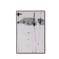 Quadro Clouded 80x120cm preto