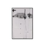 Quadro Clouded 80x120cm preto
