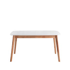 Mesa Enma 120cm Branco / Carvalho
